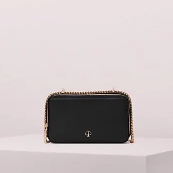 kate spade Handbags - 🔥🔥🔥Kate Spade Izzy Black Leather Small Convertible  Chain Crossbody Bag